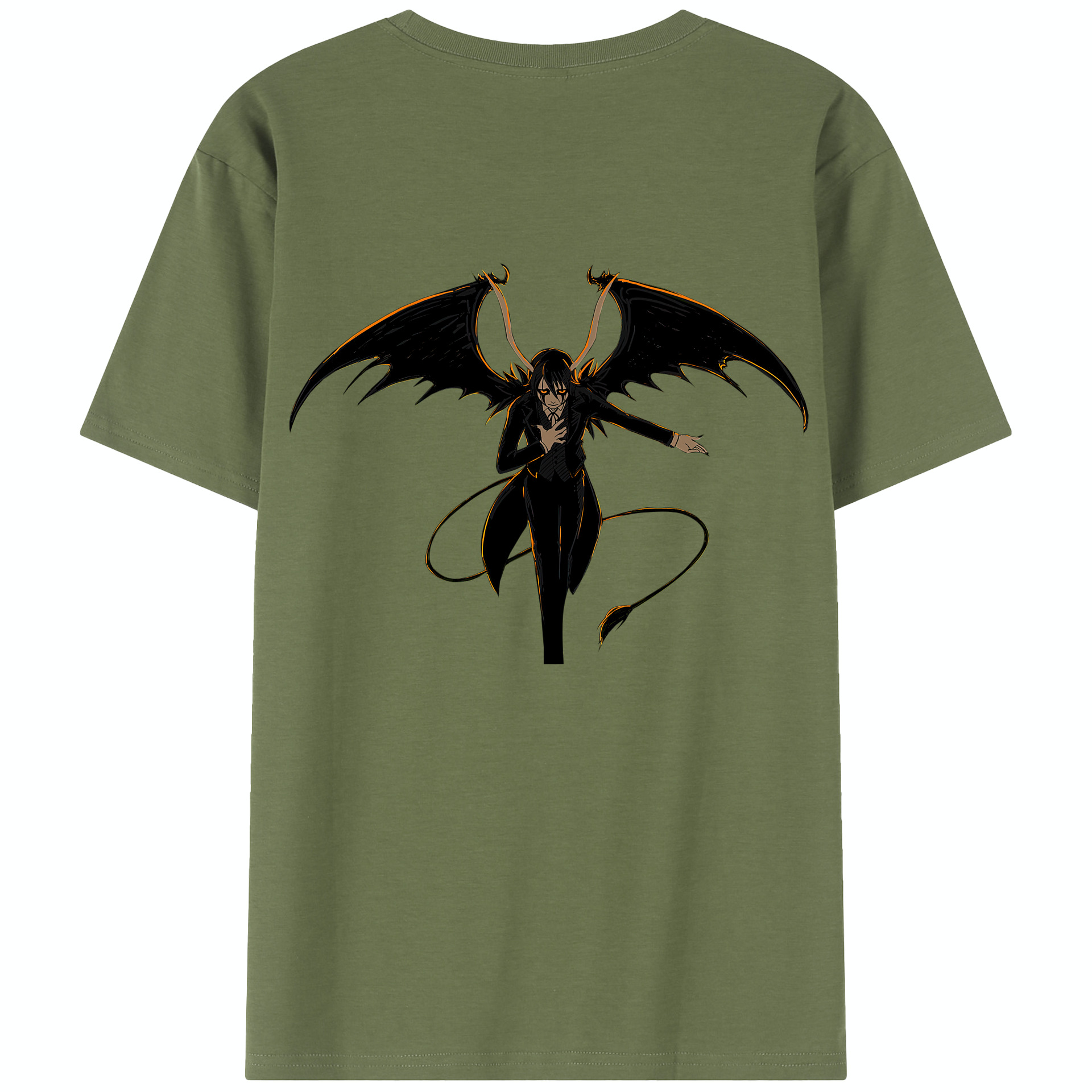（画像用） ブリーチ ウルキオラ·シファー BLEACH Ulquiorra cifer 綿100％半袖Tシャツ（背面プリント）